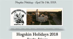 Desktop Screenshot of hogskin-holidays.com
